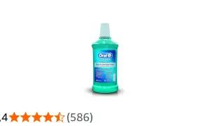 Collutorio Oral-B Pro-Expert Multi-Protection, senza alcool, con clorexidina per una protezione completa.